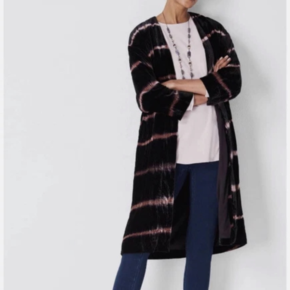 NWOT J Jill velvet duster size large petite